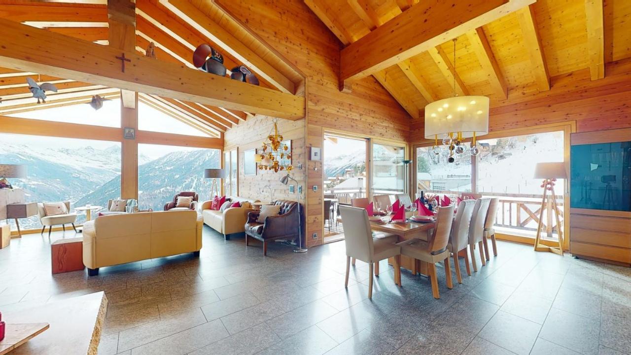 Etoiles Des Neiges Luxe & Jacuzzi Chalet 12 Pers By Alpvision Residences Hérémence Buitenkant foto