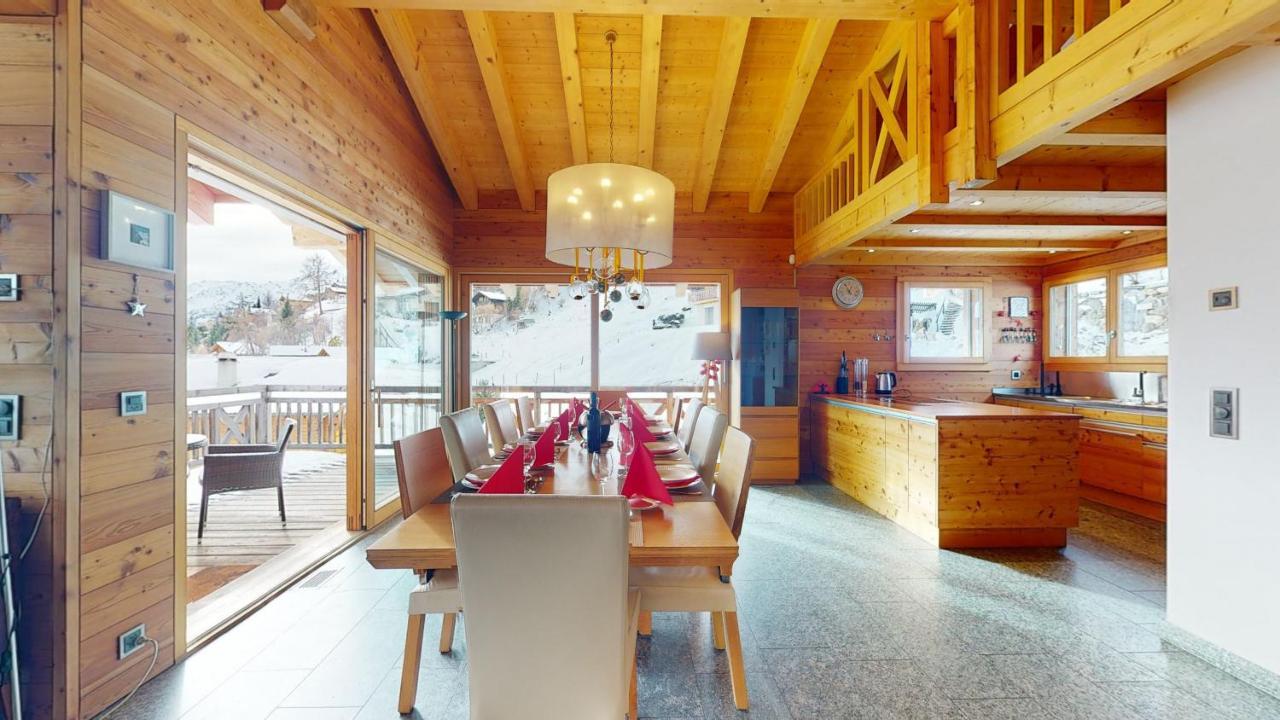 Etoiles Des Neiges Luxe & Jacuzzi Chalet 12 Pers By Alpvision Residences Hérémence Buitenkant foto