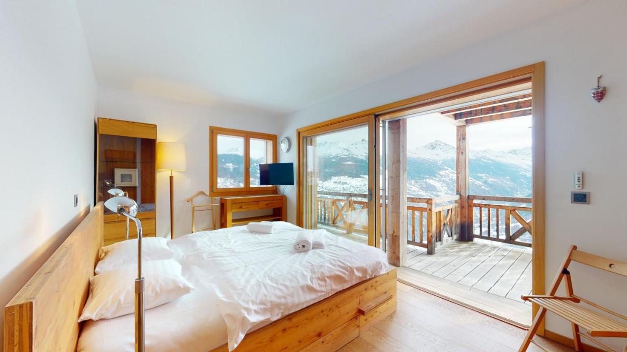 Etoiles Des Neiges Luxe & Jacuzzi Chalet 12 Pers By Alpvision Residences Hérémence Buitenkant foto